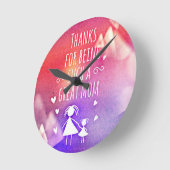 Mutter      DayRound Clock Runde Wanduhr (Winkel)