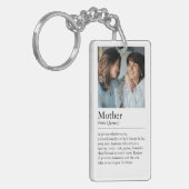 Mutter-Definitions-Foto Schlüsselanhänger (Vorderseite links)