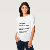 Mutter-Definitions-T - Shirt (Vorderseite Vollansicht)