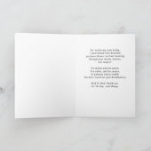 Mutter der amerikanischen Bride Danke (Innenseite)