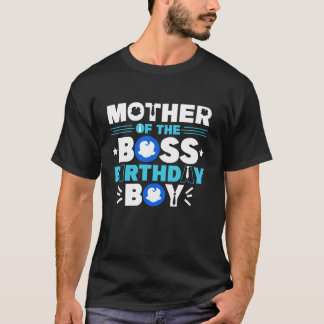 Mutter der Baby-Dekorfamilie Boss Geburtstag T-Shirt