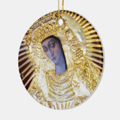 Mutter der Barmherzigkeit Keramik Ornament (Links)