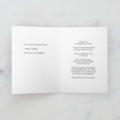 Mutter der Barmherzigkeit Madonna im Gebet ... Karte (Innenseite)