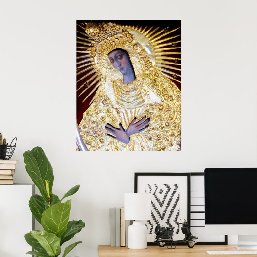 Mutter der Barmherzigkeit Poster (Heimbüro)