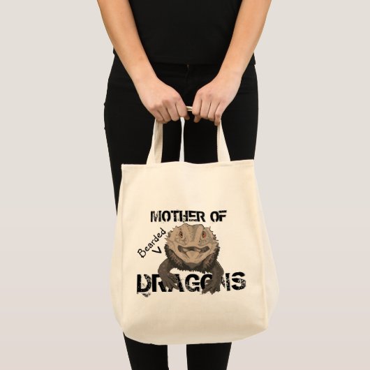 "Mutter der bärtigen Drachen" Tasche (Vorderseite (Produkt))