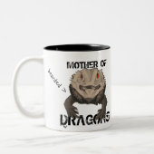 Mutter (der bärtigen) Drachen Zweifarbige Tasse (Links)