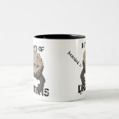 Mutter (der bärtigen) Drachen Zweifarbige Tasse (Mittel)