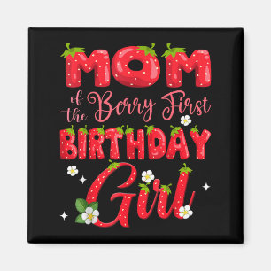 Mutter der Beeren zum ersten Geburtstag Mädchen Er Magnet