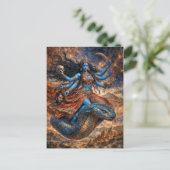 Mutter der Befreiung Göttin Kali Postkarte (Stehend Vorderseite)