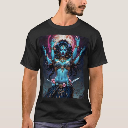 Mutter der Befreiung Kali Göttin T-Shirt (Vorderseite)