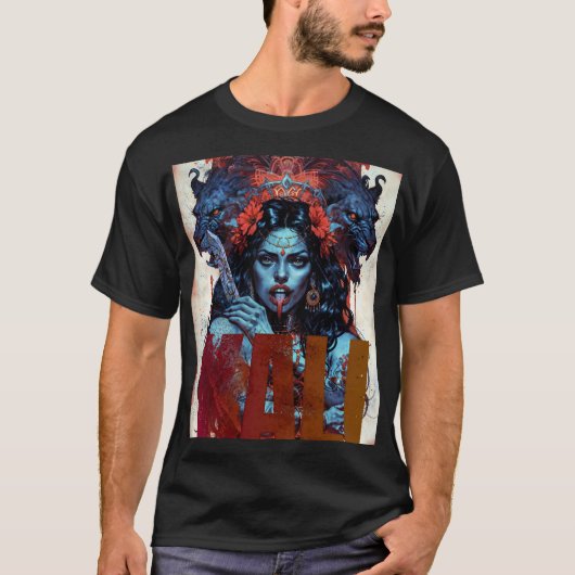 Mutter der Befreiung Kali T-Shirt (Vorderseite)