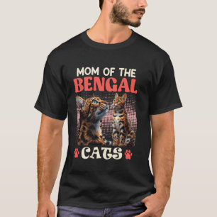 MUTTER DER BENGALKATZEN Lustige Katzenmutter Benga T-Shirt