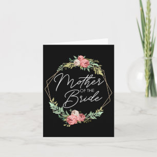 Mutter der Blume Braut und Bräutigam Weddin Karte