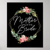 Mutter der Blume Braut und Bräutigam Weddin Poster (Vorne)