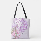 Mutter der Blume Groom Hydrangea Personalisiert Tasche (Rückseite)