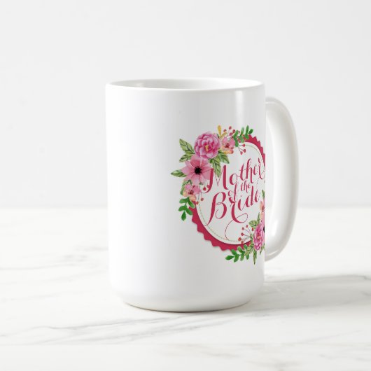Mutter der blumenblühenden Hochzeitsstimmung der k Kaffeetasse (VorderseiteRechts)