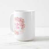 Mutter der blumenblühenden Hochzeitsstimmung der k Kaffeetasse (Vorderseite Links)