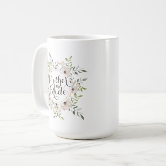 Mutter der blumenblühenden Hochzeitsstimmung der k Kaffeetasse (Vorderseite Links)
