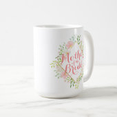 Mutter der blumenblühenden Hochzeitsstimmung der k Kaffeetasse (VorderseiteRechts)