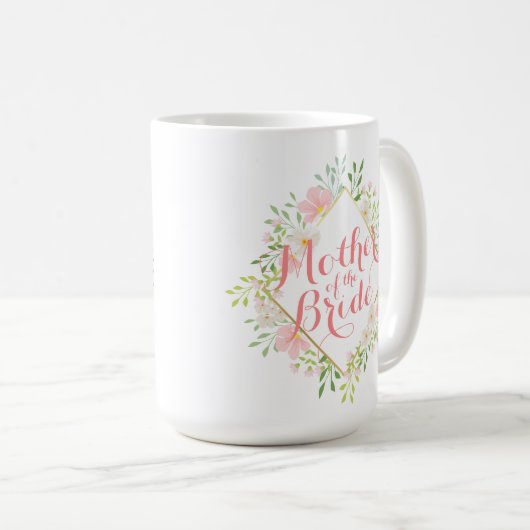 Mutter der blumenblühenden Hochzeitsstimmung der k Kaffeetasse (VorderseiteRechts)