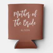Mutter der Braun Terracotta Hochzeit Dosenkühler (Vorderseite)
