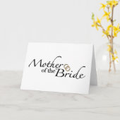 Mutter der Braut 2 Karte (Gelbe Blume)