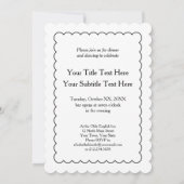 Mutter der Braut - Abendessen in sonniger Probe Einladung (Rückseite)