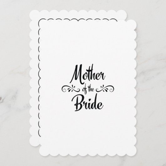 Mutter der Braut - Abendessen in sonniger Probe Einladung (Vorne/Hinten)