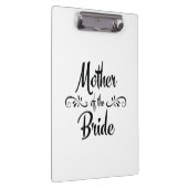 Mutter der Braut - Abendessen in sonniger Probe Klemmbrett (Rechts)