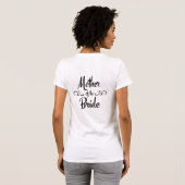 Mutter der Braut - Abendessen in sonniger Probe T-Shirt (Schwarz voll)