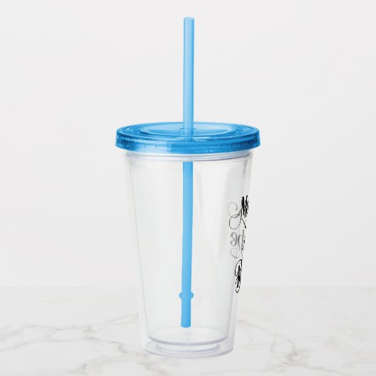 Mutter der Braut Acryltrinkbecher (Rechts)