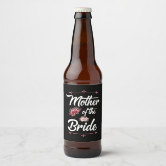 Mutter der Braut Bierflaschenetikett