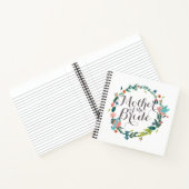 Mutter der Braut Blumenkraut Hochzeitsnotiz Notizbuch (Innenseite)