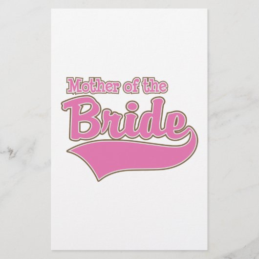Mutter der Braut Briefpapier (Vorderseite)