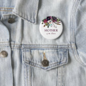 Mutter der Braut Burgund Blumen Bouquet White Button (Beispiel)