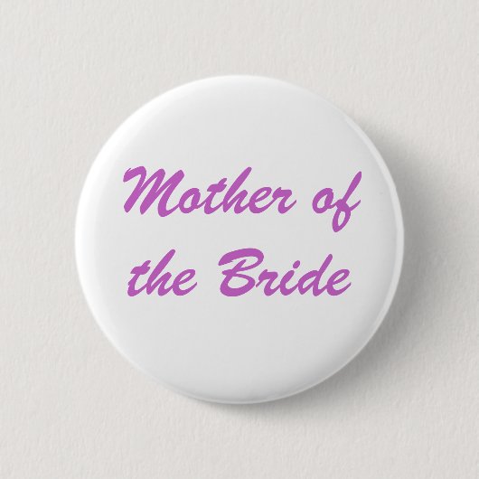 Mutter der Braut Button (Vorderseite)
