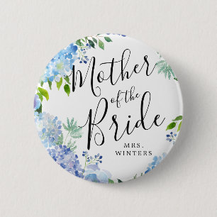 Mutter der Braut   Carolina Bloom Wedding Button