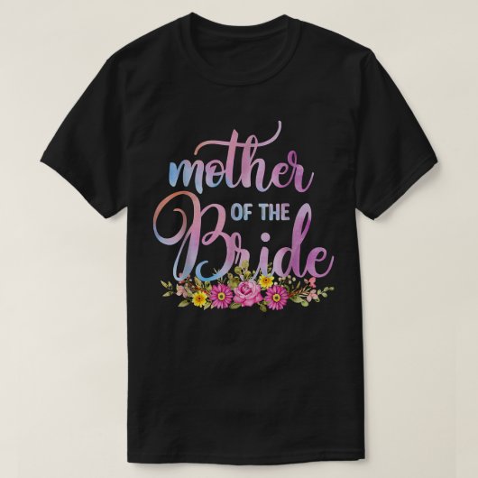 Mutter der Braut Cooler Muttertag 2022 T-Shirt (Design vorne)