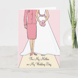 Mutter der Braut Dankeschön Karte