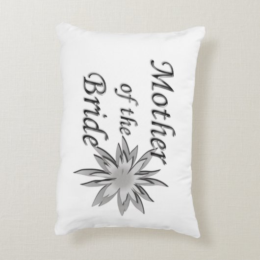 Mutter der Braut Dekokissen (Rückseite(Vertikal))