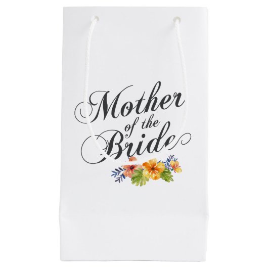 Mutter der Braut, die | Geschenk-Tasche Wedding Kleine Geschenktüte (Vorderseite)