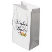 Mutter der Braut, die | Geschenk-Tasche Wedding Kleine Geschenktüte (Rückseite Schrägansicht)