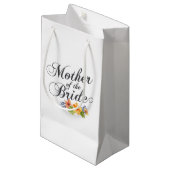 Mutter der Braut, die | Geschenk-Tasche Wedding Kleine Geschenktüte (Vorderseite Schrägansicht)
