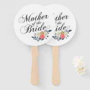 Mutter der Braut, die Handfan Wedding ist Fächer