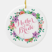 Mutter der Braut, die | Verzierung Wedding ist Keramik Ornament (Hinten)