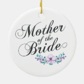 Mutter der Braut, die | Verzierung Wedding ist Keramik Ornament (Hinten)