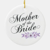 Mutter der Braut, die | Verzierung Wedding ist Keramik Ornament (Hinten)