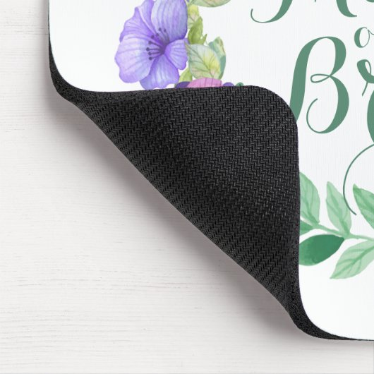 Mutter der Braut Elegant Blumenzwiebelmousepa Mousepad (Ecke)