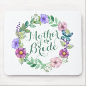 Mutter der Braut Elegant Blumenzwiebelmousepa Mousepad (Vorne)