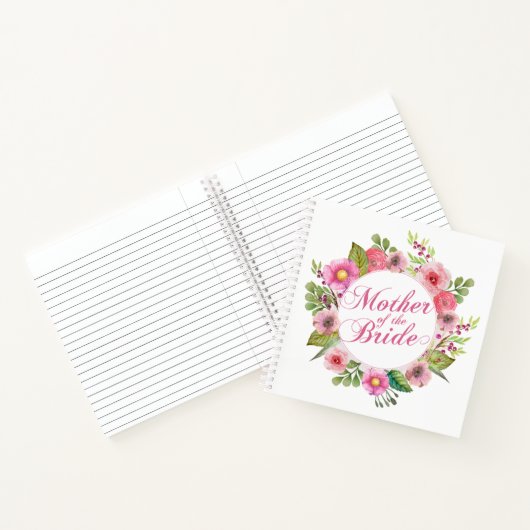 Mutter der Braut Elegant Hochzeit | Notebook Notizbuch (Innenseite)
